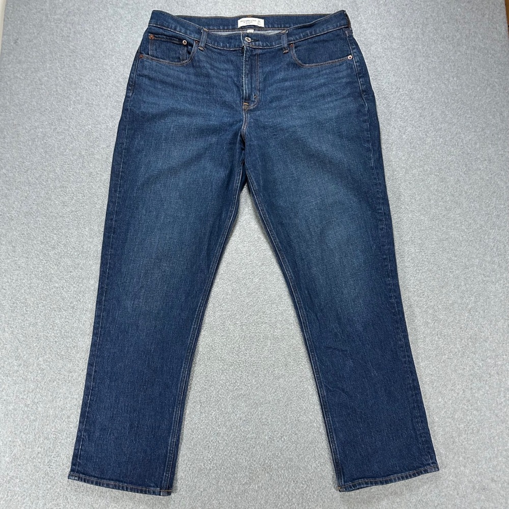Abercrombie & Fitch Jeans The '90s Straight Womens 38x31 Blue 90s Aesthetic